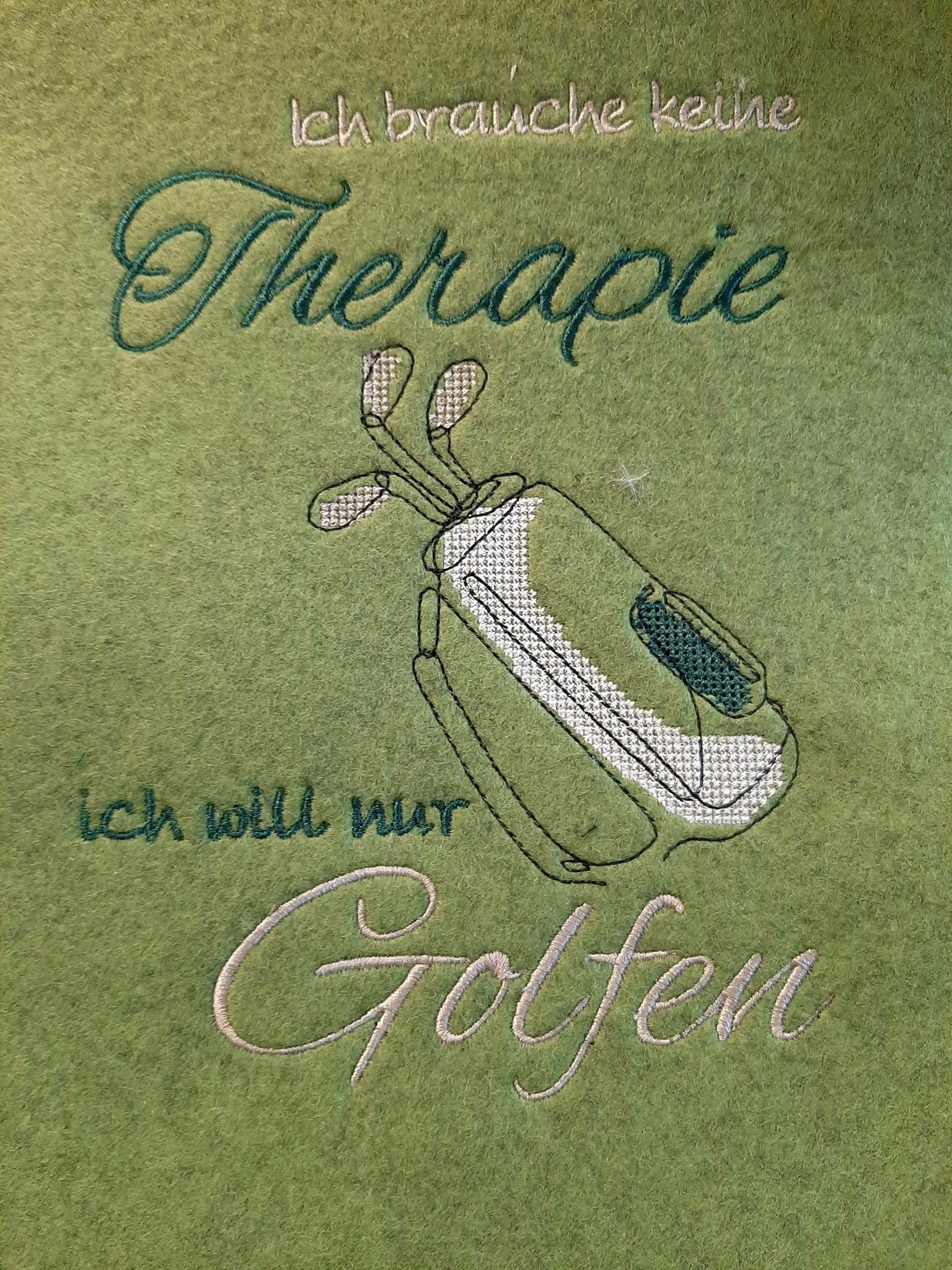 Stickdatei - Therapie GOLFEN - Sewando