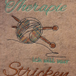 Stickdatei - Therapie STRICKEN - Sewando