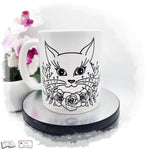 Digiset Blumenkatze Plotten, Sublimation, Drucken, Digistamp - Sewando