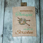 Stickdatei - Therapie STRICKEN - Sewando