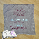 Digiset Blumenkatze Plotten, Sublimation, Drucken, Digistamp - Sewando