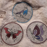 Stickdatei 16 Untersetzer Ostern - Single Line - Sewando