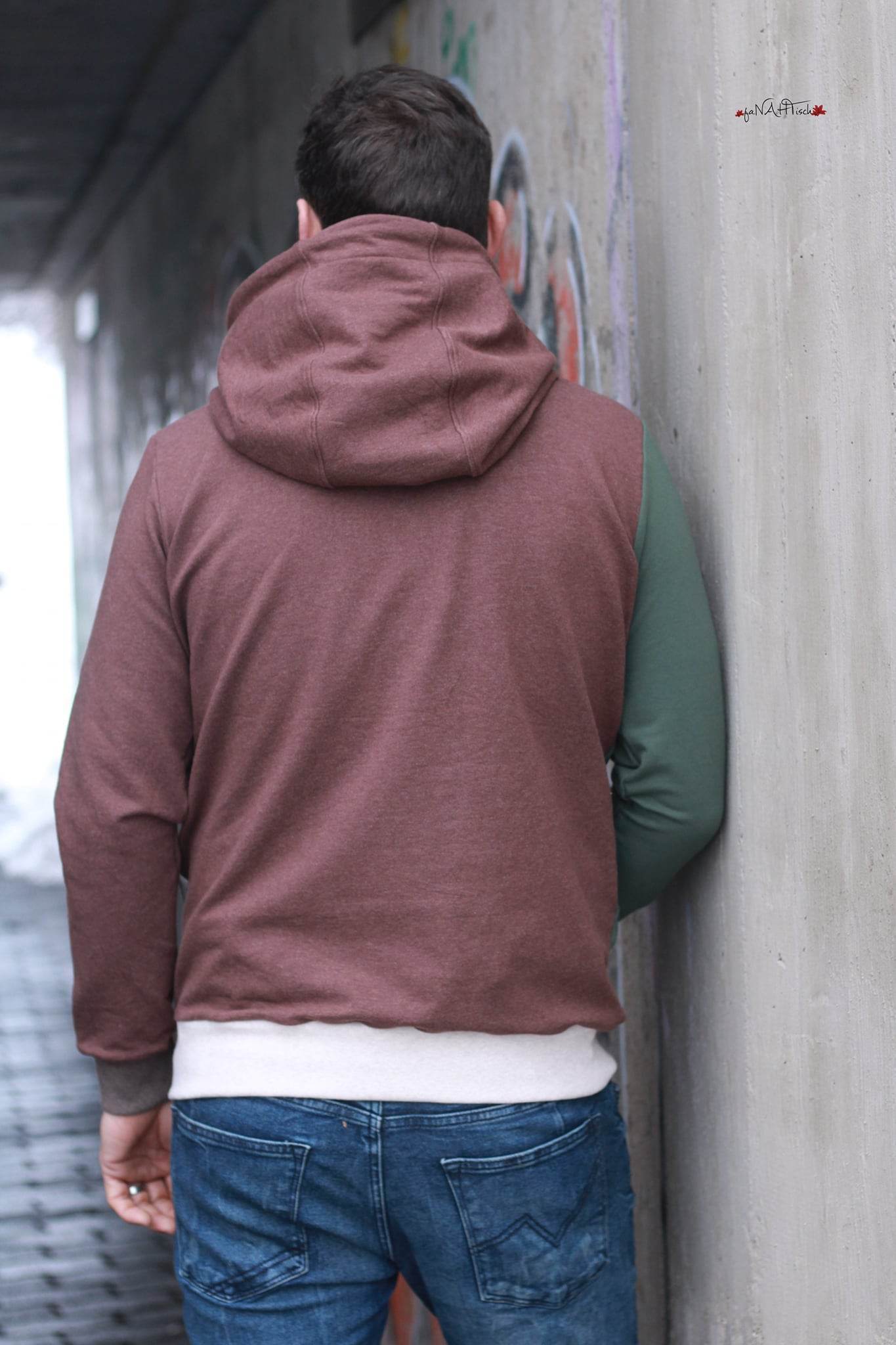 Schnittmuster Hoodie SCHIO MEN Gr. XS-XXXL : - Sewando