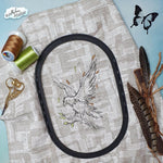Adler Stickdatei – filigranes Naturmotiv für kreative Projekte - Sewando