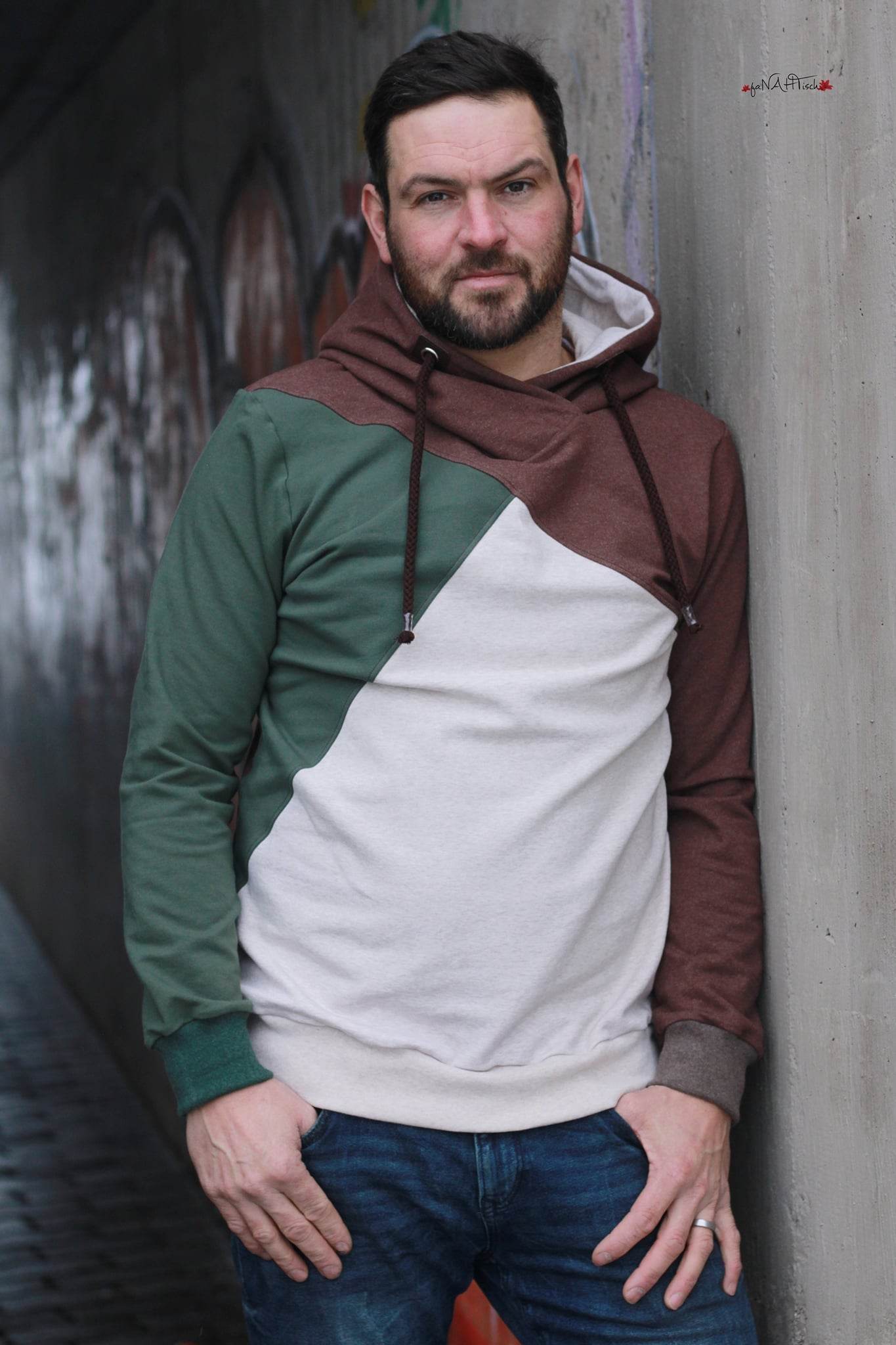 Schnittmuster Hoodie SCHIO MEN Gr. XS-XXXL : - Sewando