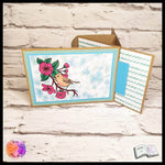 Digiset Ast mit Vogel Plotten, Sublimation, Drucken, Digistamp - Sewando