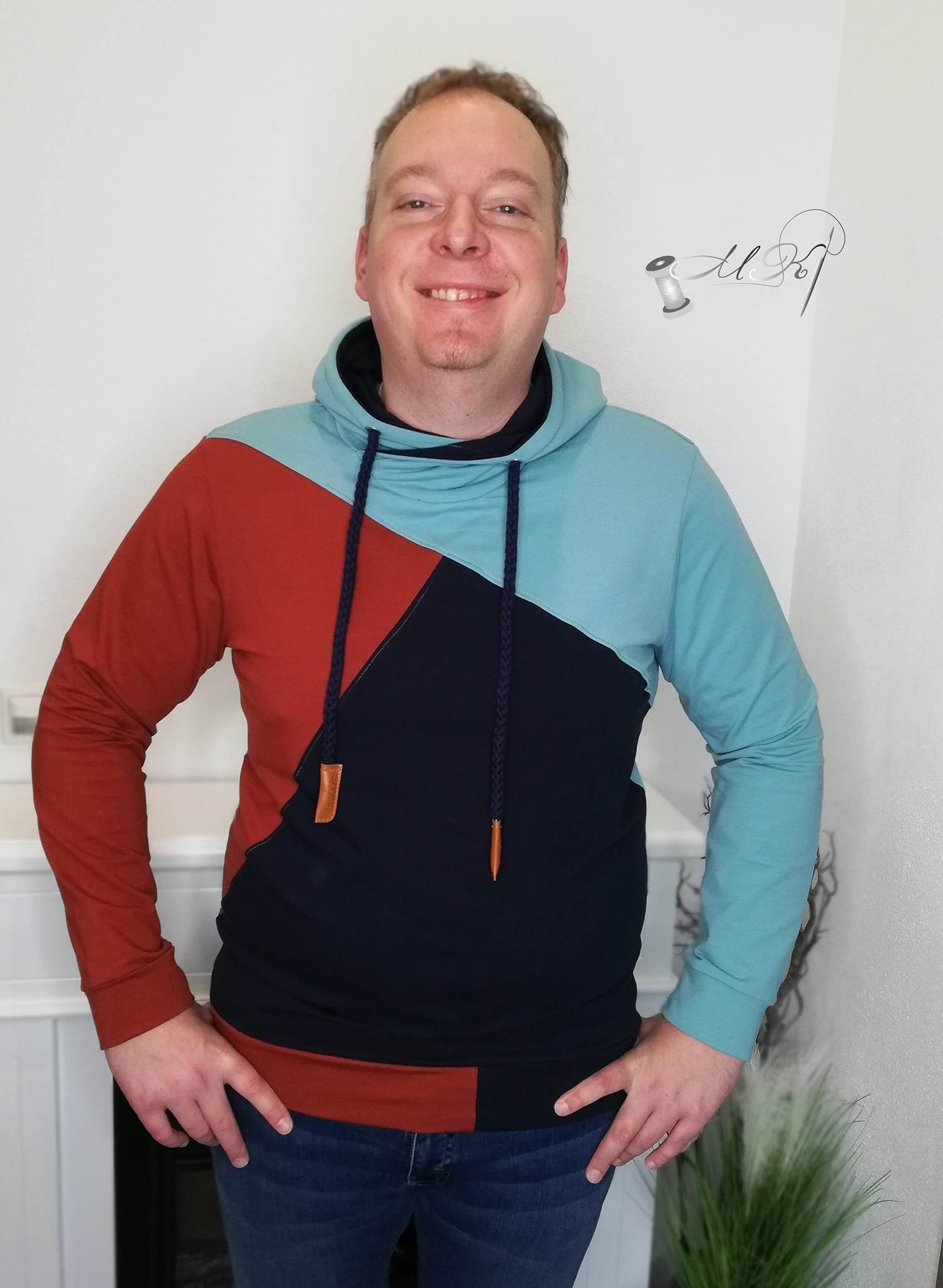 Schnittmuster Hoodie SCHIO MEN Gr. XS-XXXL : - Sewando