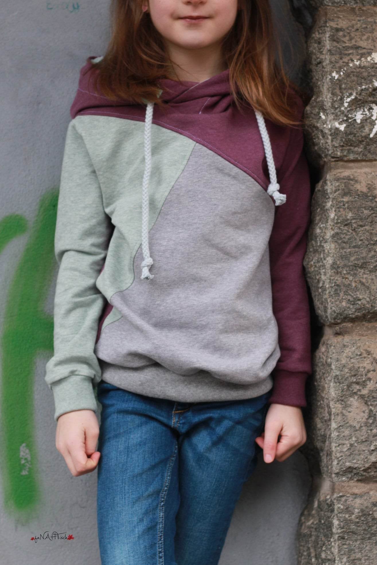 Schnittmuster Hoodie SCHIO KIDS Gr. 74/80 - 146/152 : - Sewando