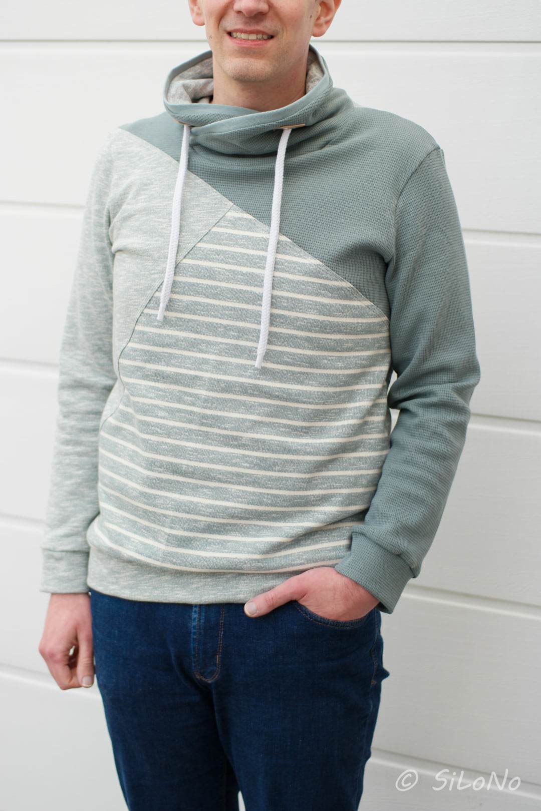 Schnittmuster Hoodie SCHIO MEN Gr. XS-XXXL : - Sewando
