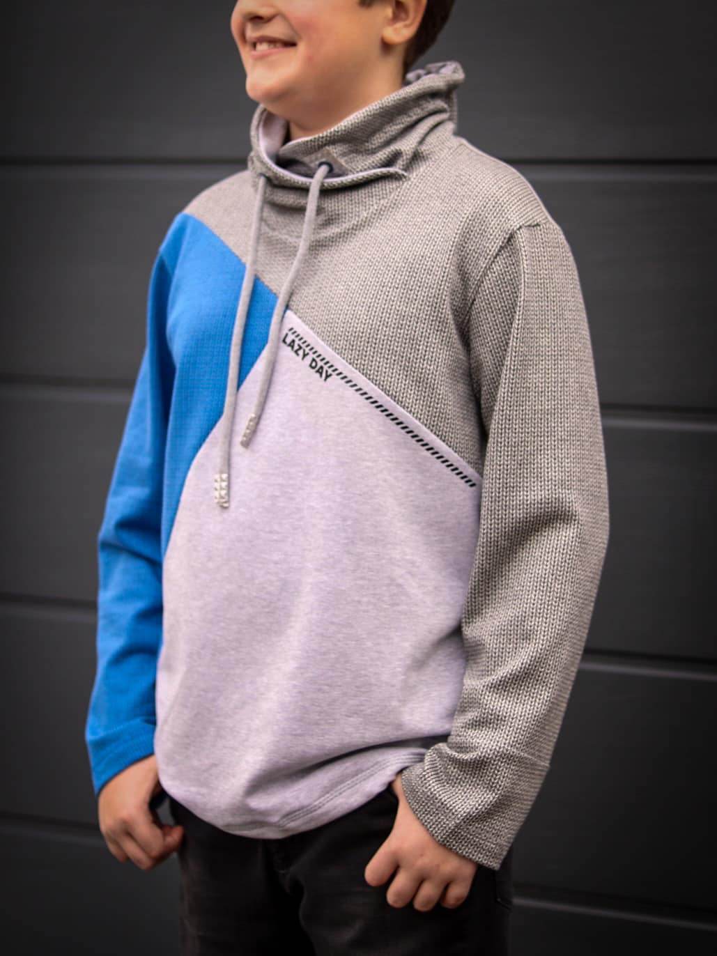 Schnittmuster Hoodie SCHIO MEN Gr. XS-XXXL : - Sewando