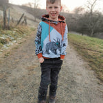 Schnittmuster Hoodie SCHIO KIDS Gr. 74/80 - 146/152 : - Sewando