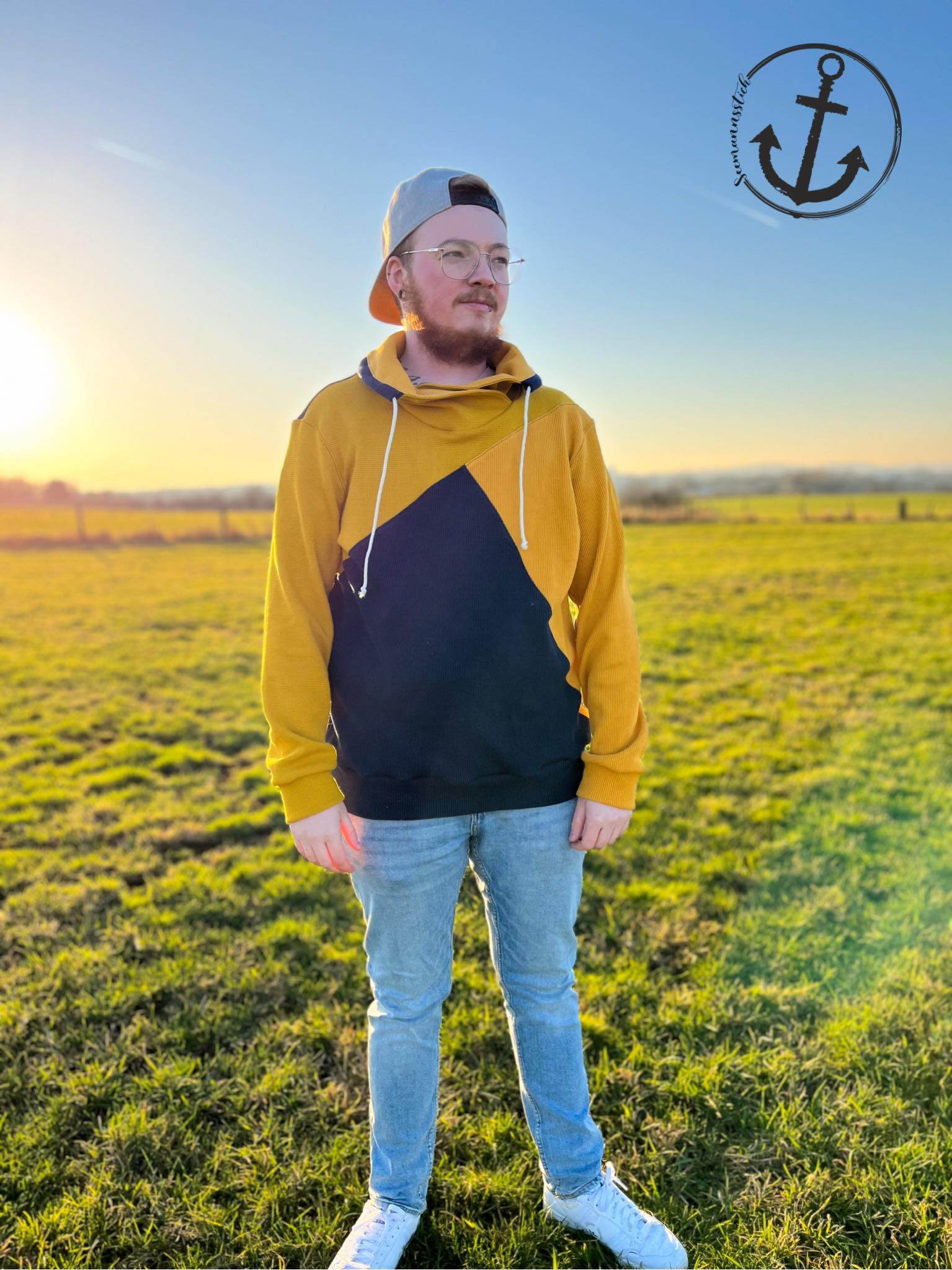 Schnittmuster Hoodie SCHIO MEN Gr. XS-XXXL : - Sewando