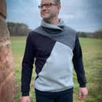 Schnittmuster Hoodie SCHIO MEN Gr. XS-XXXL : - Sewando