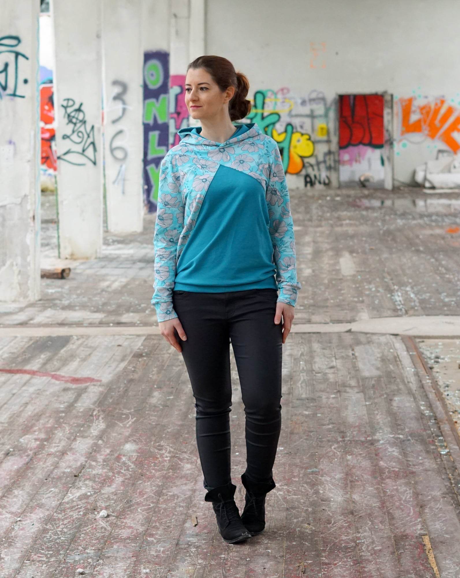 Schnittmuster Hoodie SCHIO Women Gr. XS-XXXL : - Sewando