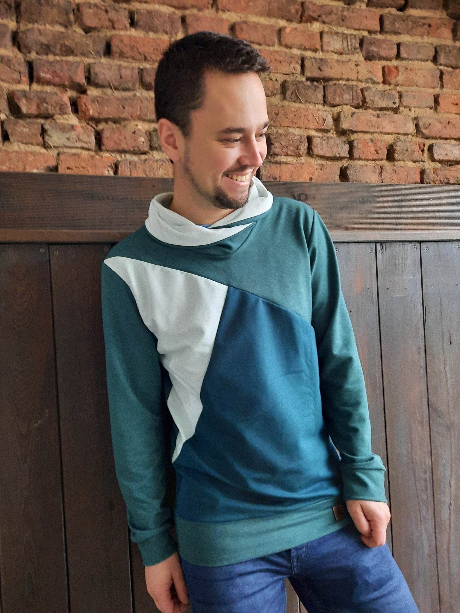 Schnittmuster Hoodie SCHIO MEN Gr. XS-XXXL : - Sewando