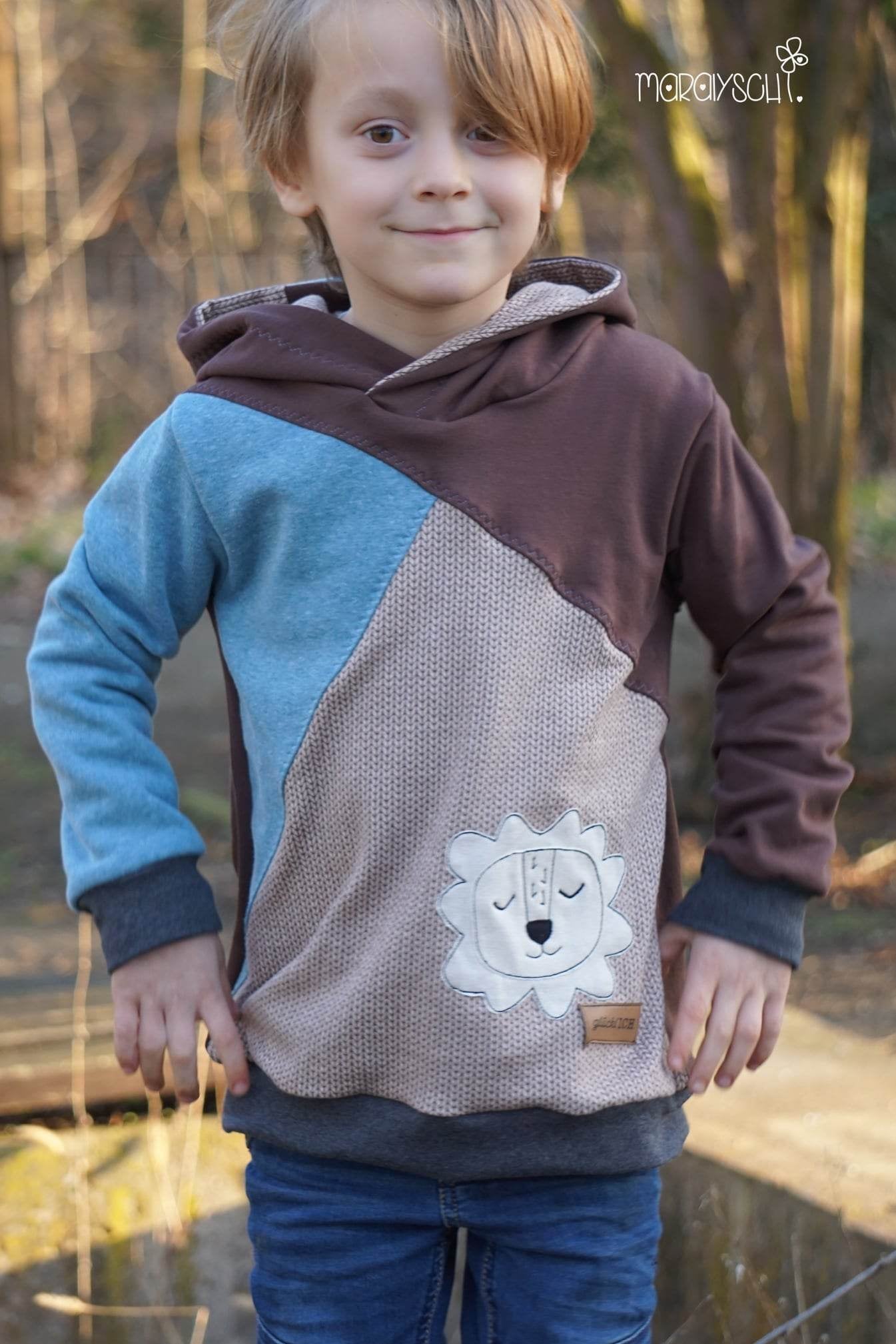 Schnittmuster Hoodie SCHIO KIDS Gr. 74/80 - 146/152 : - Sewando