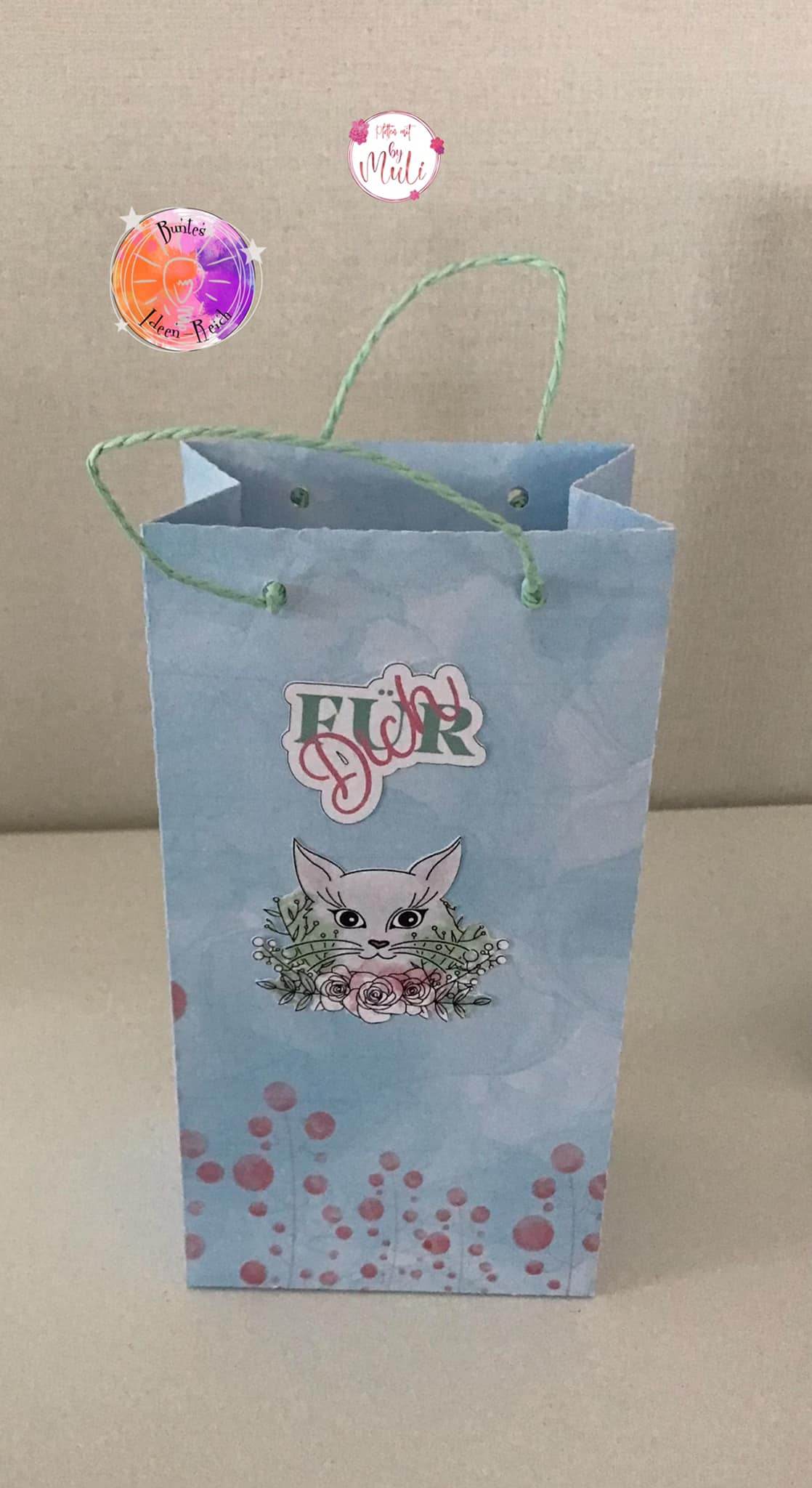 Digiset Blumenkatze Plotten, Sublimation, Drucken, Digistamp - Sewando