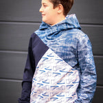 Schnittmuster Hoodie SCHIO MEN Gr. XS-XXXL : - Sewando