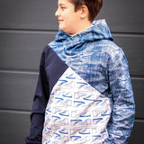 Schnittmuster Hoodie SCHIO MEN Gr. XS-XXXL : - Sewando