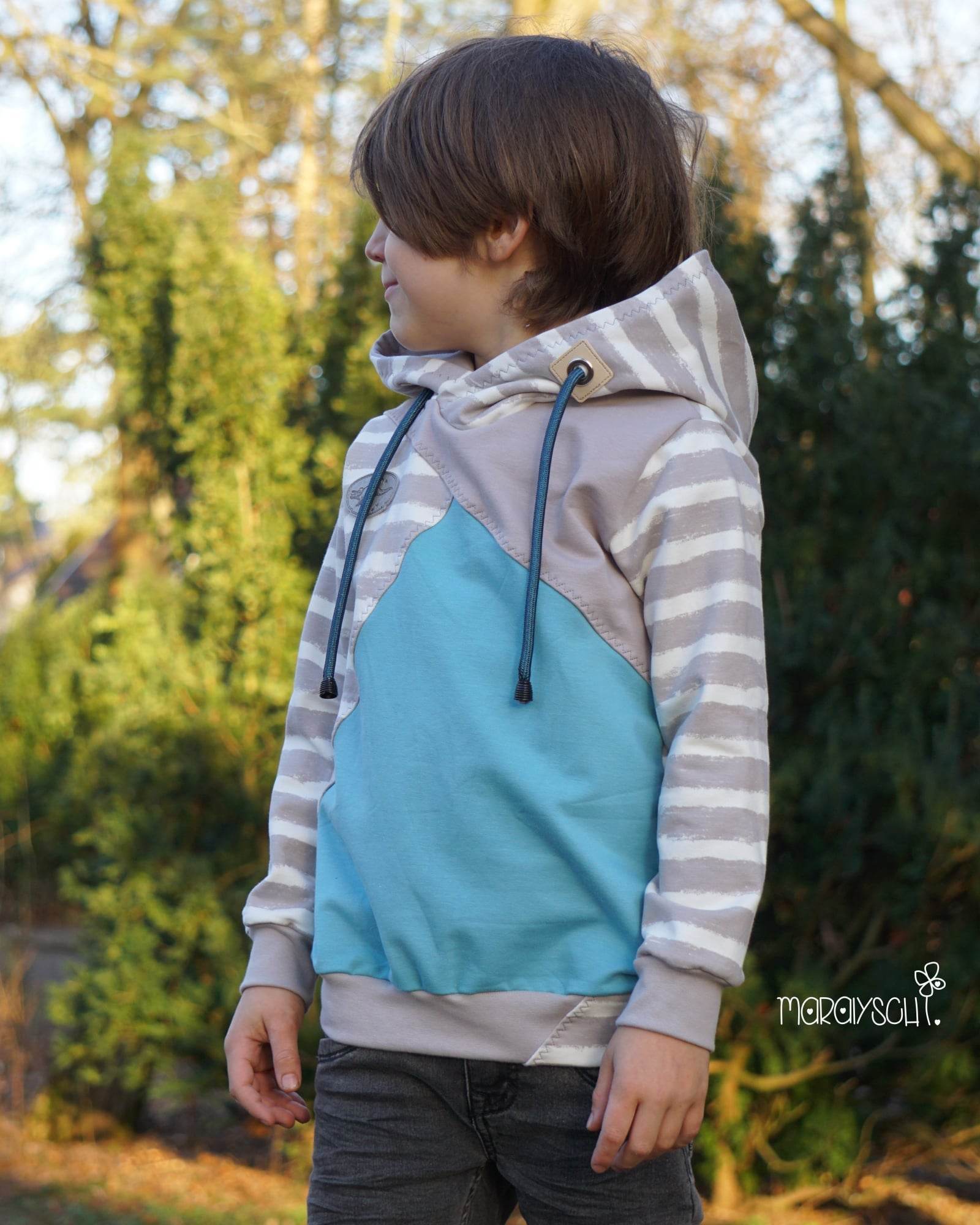 Schnittmuster Hoodie SCHIO KIDS Gr. 74/80 - 146/152 : - Sewando