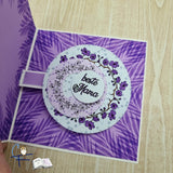 Digiset Blumen Kranz Plotten, Sublimation, Drucken, Digistamp - Sewando