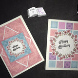 Digiset Blumen Kranz Plotten, Sublimation, Drucken, Digistamp - Sewando