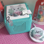 Digiset Blumenkatze Plotten, Sublimation, Drucken, Digistamp - Sewando