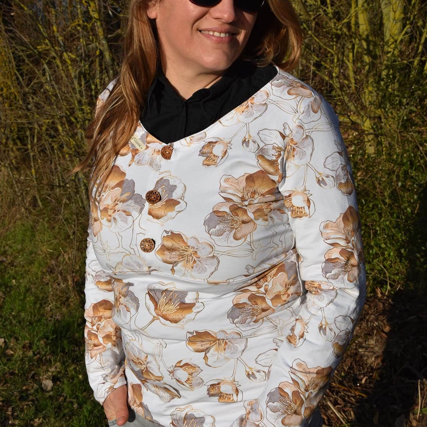 Schnittmuster Emmas All-in-one-Shirt Größe 32 – 50 - Sewando