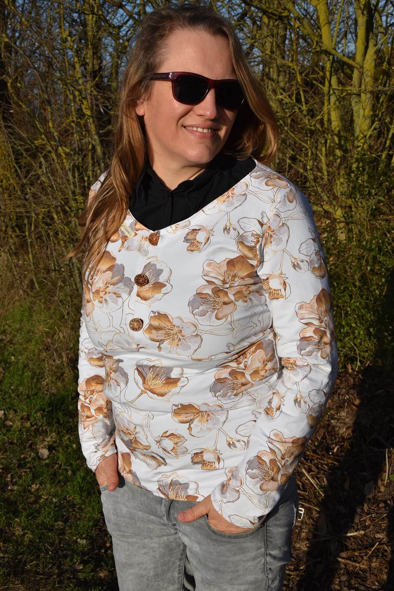 Schnittmuster Emmas All-in-one-Shirt Größe 32 – 50 - Sewando