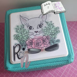 Digiset Blumenkatze Plotten, Sublimation, Drucken, Digistamp - Sewando