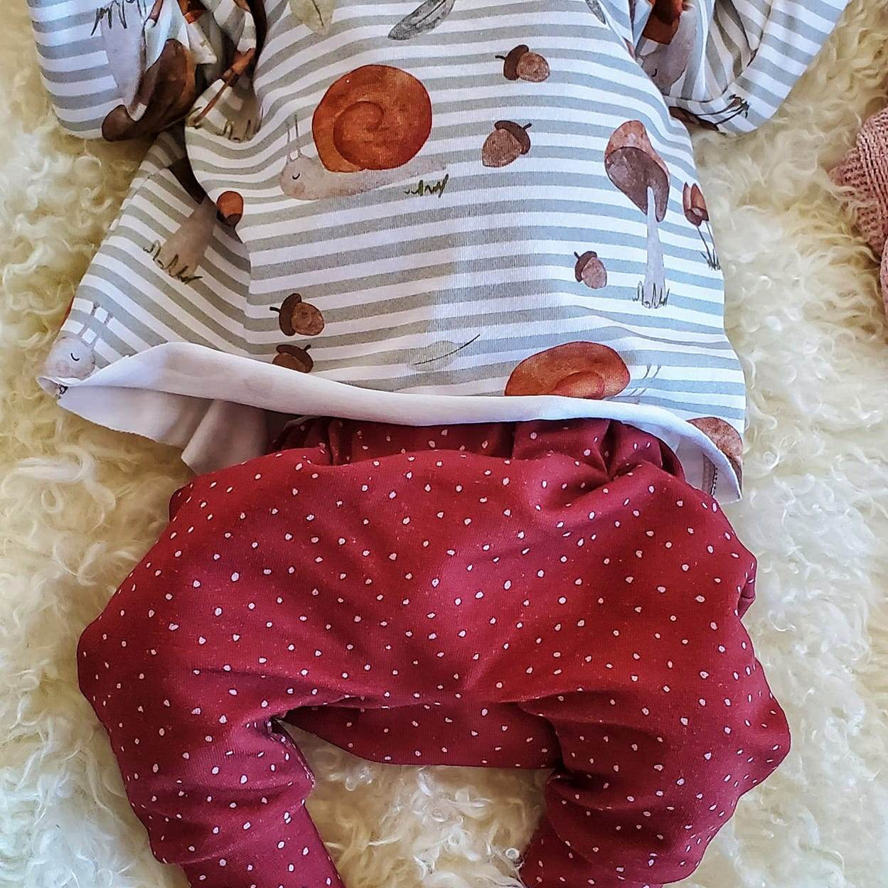 Comfy-Shirt Baby Schnittmuster / Shirt mit Knopfleiste Gr. 44-122 : - Sewando