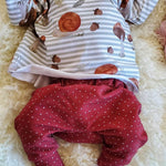 Comfy-Shirt Baby / Babyshirt mit Knopfleise Schnittmuster Gr. 44-122 : - Sewando