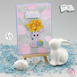 Plotterdatei Osterhasi Sublimation, Digistamp, Digipaper - Sewando