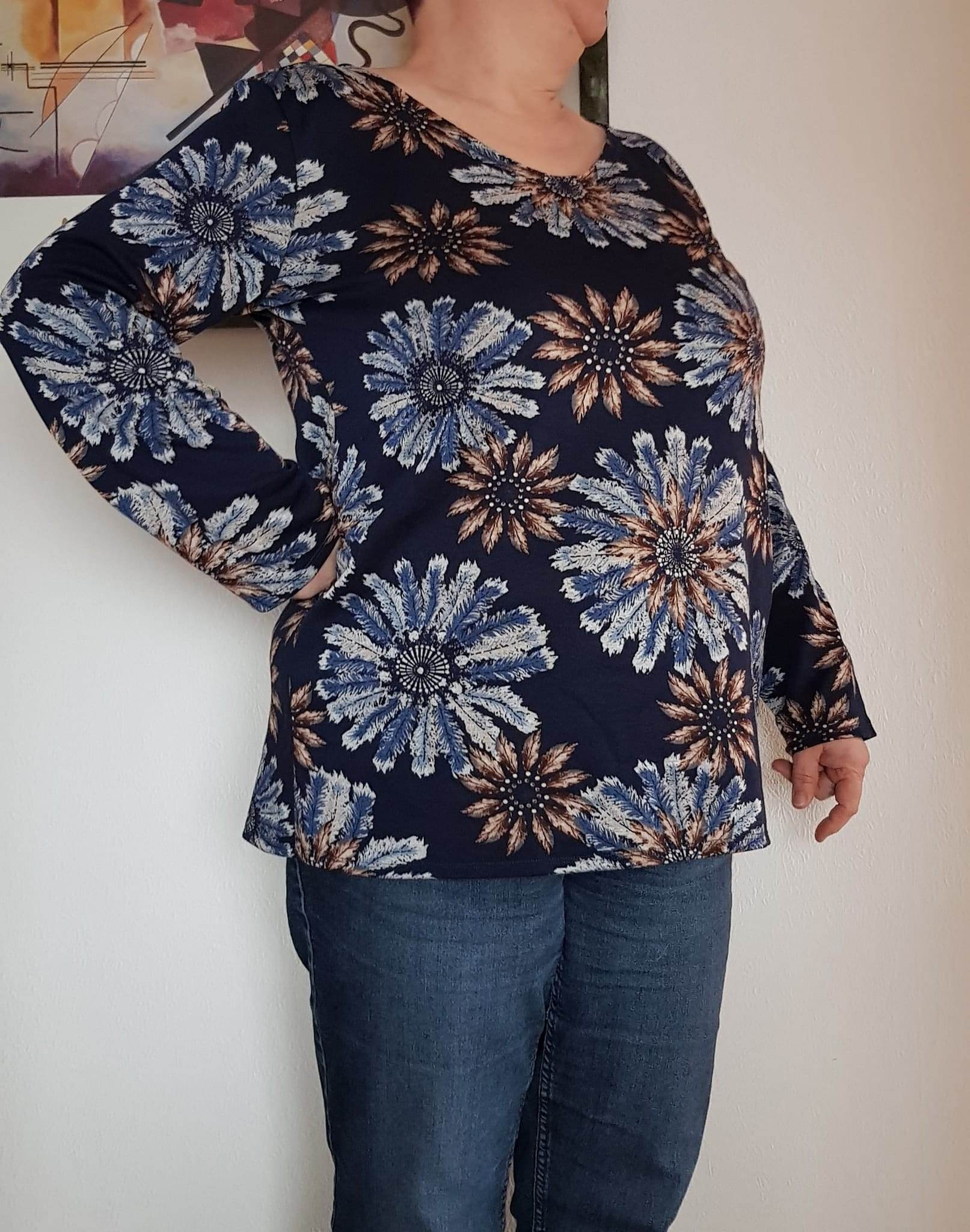 Schnittmuster Emmas All-in-one-Shirt Größe 32 – 50 - Sewando
