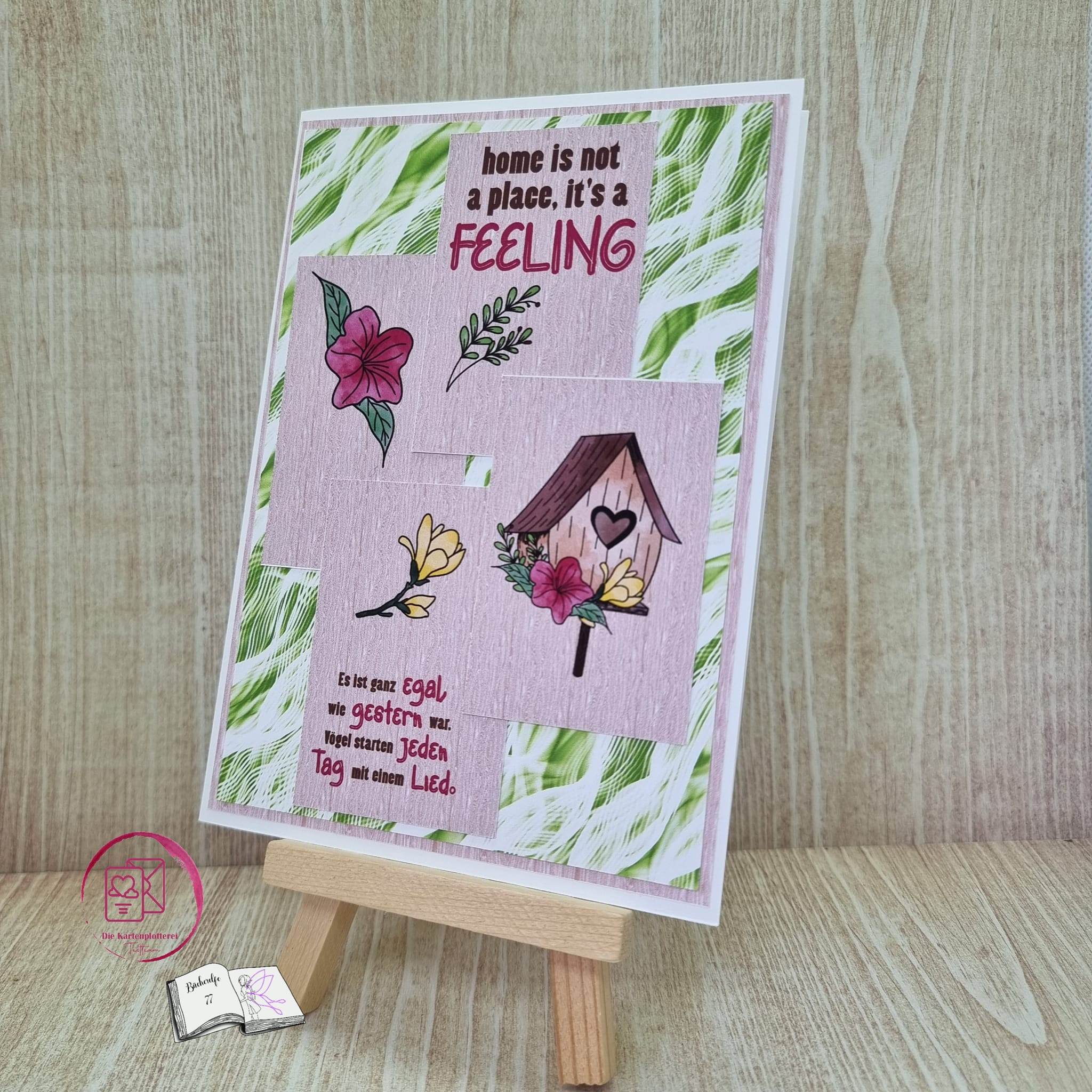 Digiset Vogelhäuschen Plotten, Sublimation, Drucken, Digistamp, Digipaper ! - Sewando