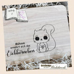 Digiset Eichhörnchen Puschel Plotten, Sublimation, Drucken, Digistamp - Sewando