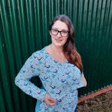 Schnittmuster Emmas All-in-one-Shirt Größe 32 – 50 - Sewando