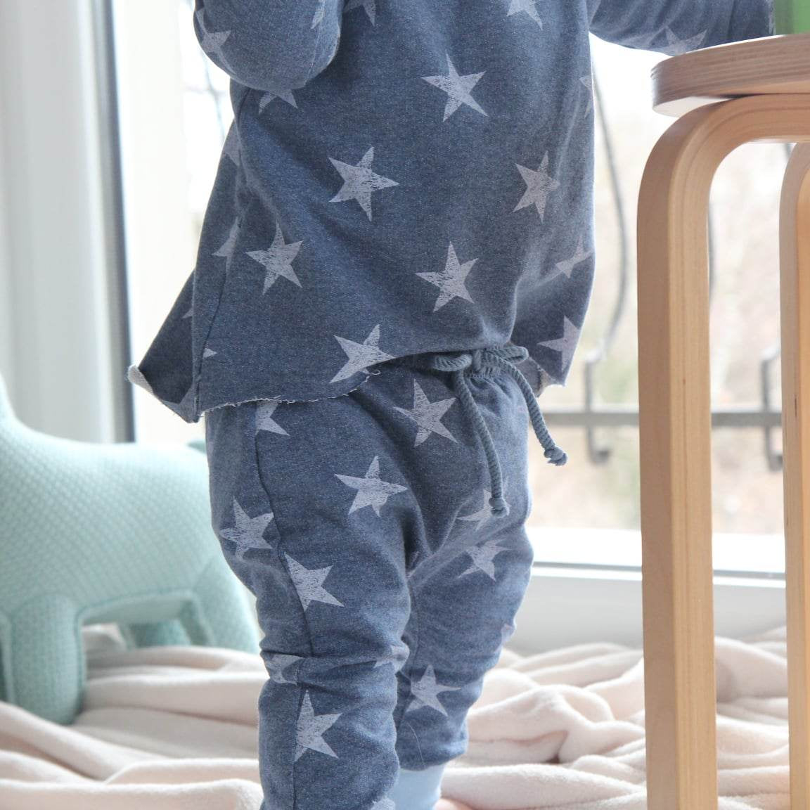 Comfy-Pants Schnittmuster für lässige Babyhose aus Sweat/ Jersey Gr. 44-104 : - Sewando