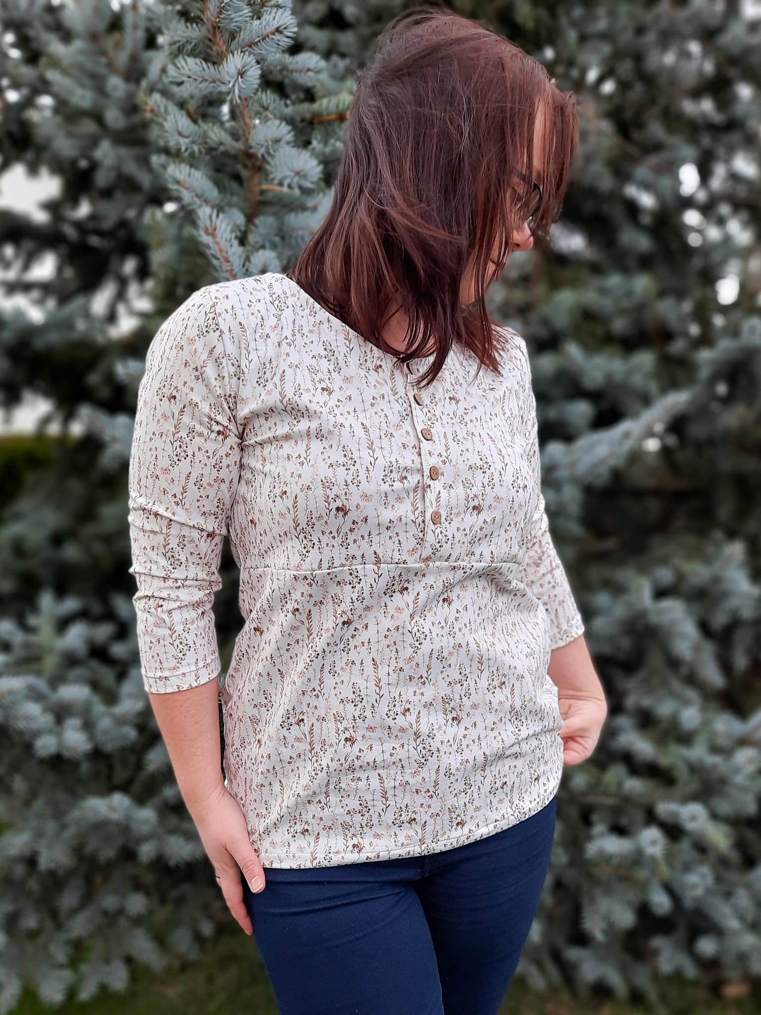 Schnittmuster Emmas All-in-one-Shirt Größe 32 – 50 - Sewando