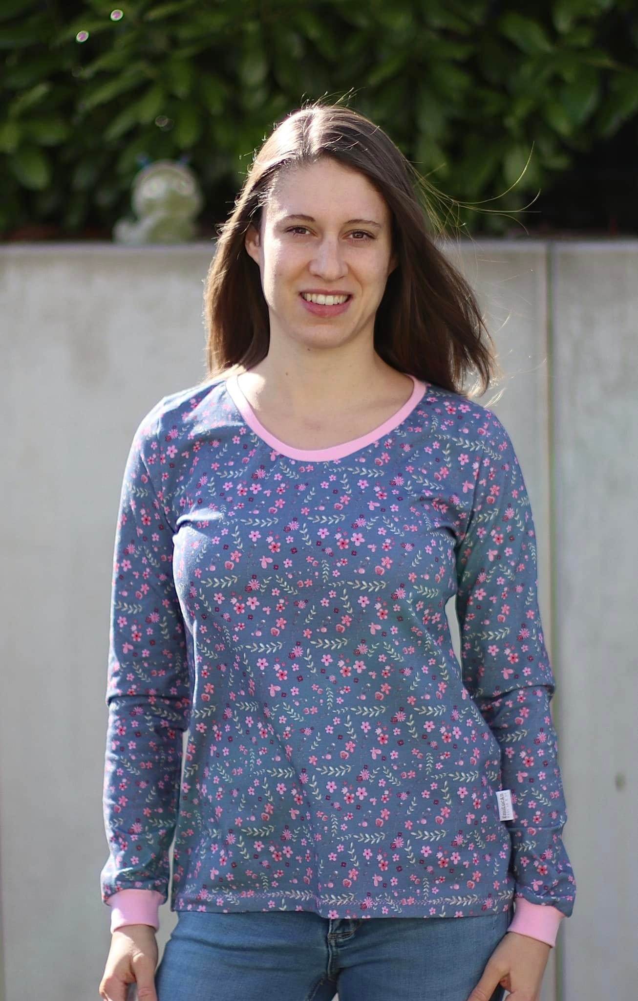 Schnittmuster Emmas All-in-one-Shirt Größe 32 – 50 - Sewando