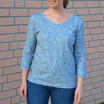 Schnittmuster Emmas All-in-one-Shirt Größe 32 – 50 - Sewando