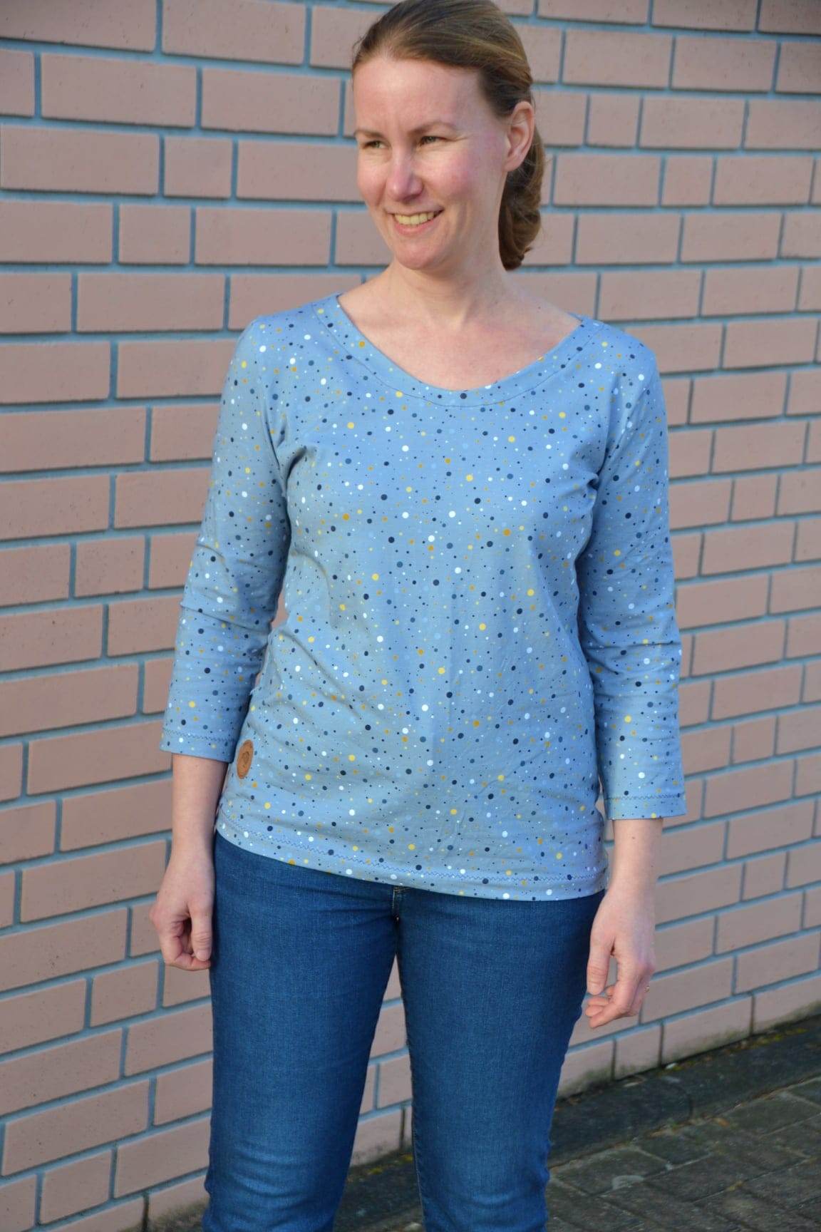 Schnittmuster Emmas All-in-one-Shirt Größe 32 – 50 - Sewando