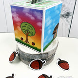 Digiset Eichhörnchen Puschel Plotten, Sublimation, Drucken, Digistamp - Sewando