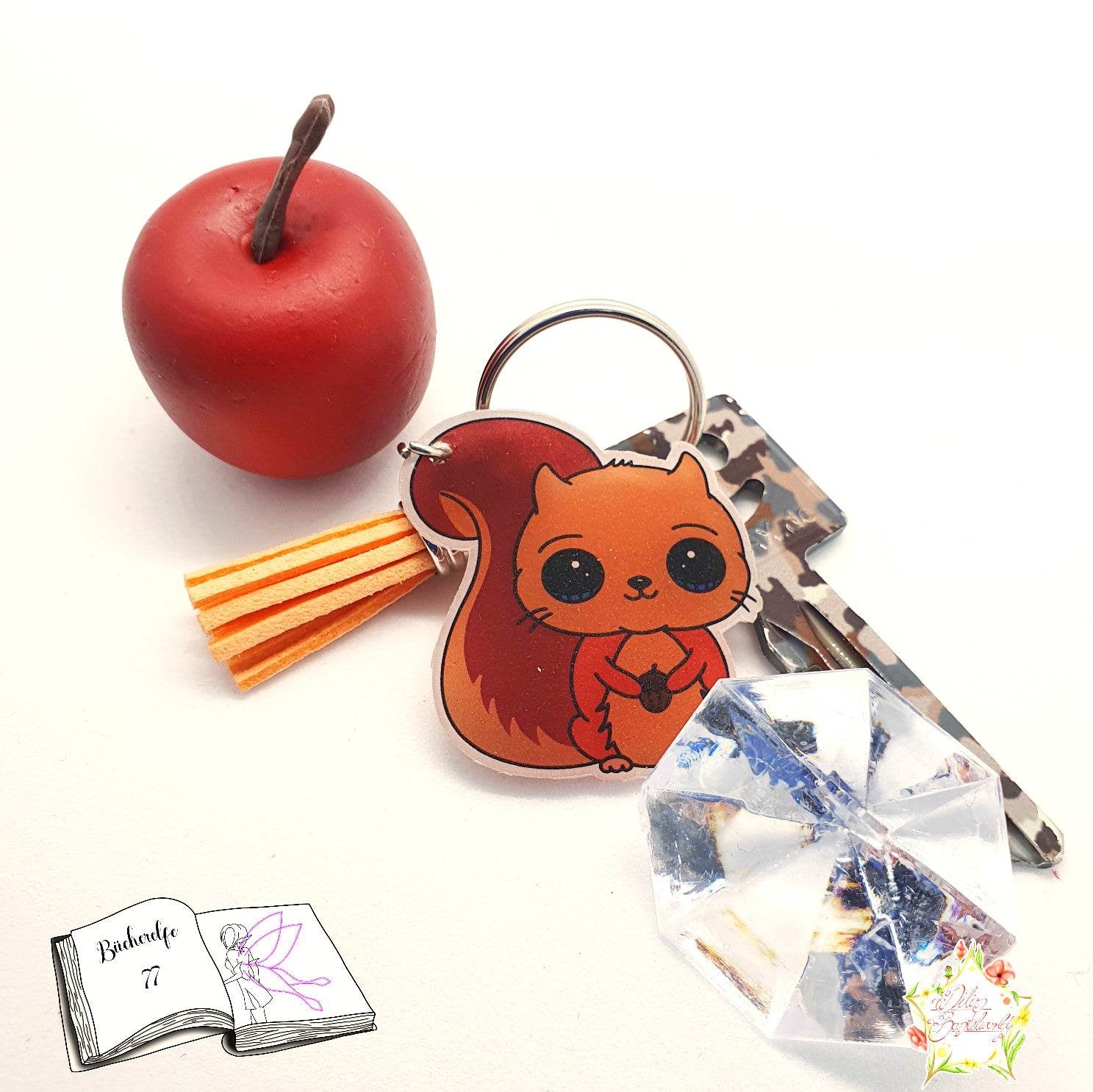 Digiset Eichhörnchen Puschel Plotten, Sublimation, Drucken, Digistamp - Sewando