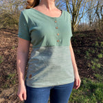 Schnittmuster Emmas All-in-one-Shirt Größe 32 – 50 - Sewando