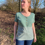 Schnittmuster Emmas All-in-one-Shirt Größe 32 – 50 - Sewando