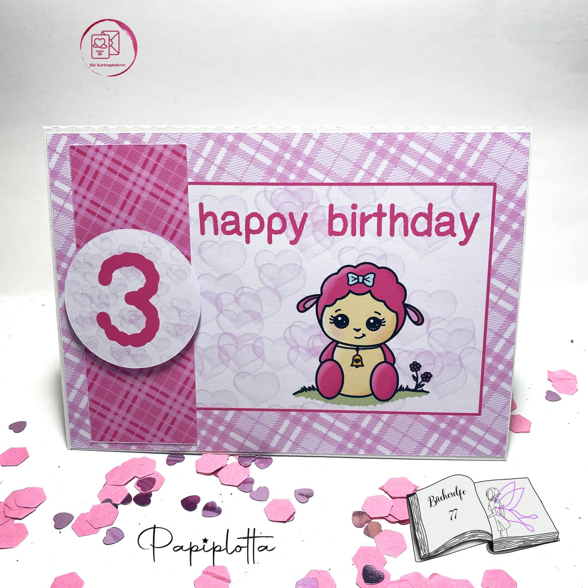 Digiset little sheep Plotten, Sublimation, Drucken, Digistamp, Digipaper - Sewando