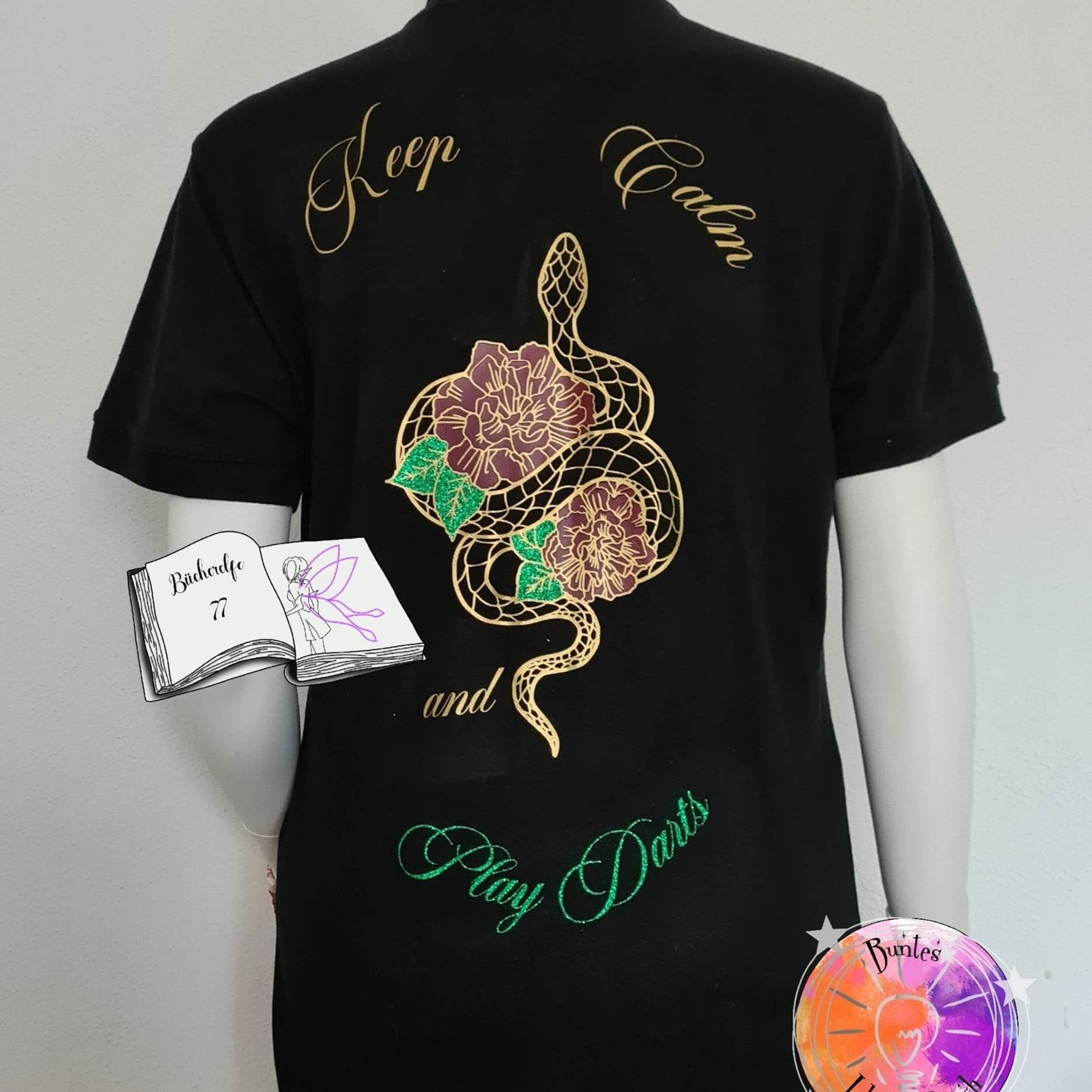 Digiset Schlange mit Nelken Sublimation, Digistamp, Digipaper - Sewando