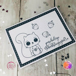 Digiset Eichhörnchen Puschel Plotten, Sublimation, Drucken, Digistamp - Sewando