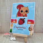 Digiset Eichhörnchen Puschel Plotten, Sublimation, Drucken, Digistamp - Sewando